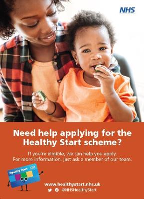 Healthy Start - need help applying? (A4 poster)