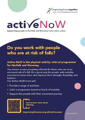 Active Now - falls and frailty (flyer)