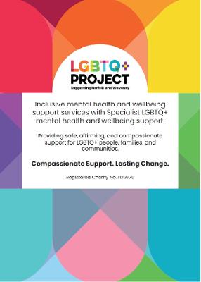 LGBTQ+ guide (A5 leaflet)